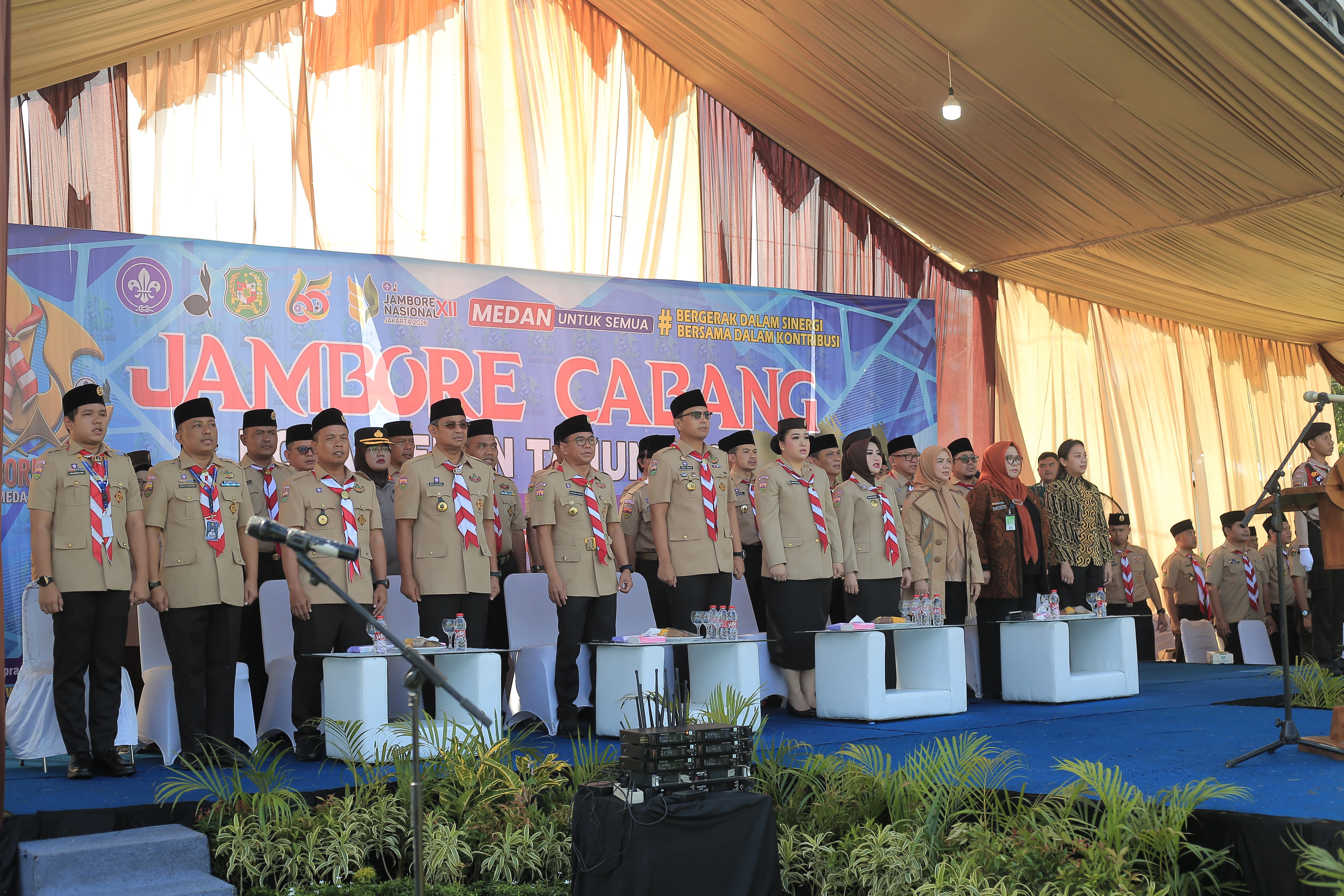 Upacara Pembukaan Jambore Cabang Kota Medan Tahun 2026